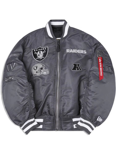 Gray Los Vegas Raiders Alpha Industries X New Era Reversible MA-1 Bomb –  Exclusive Fitted