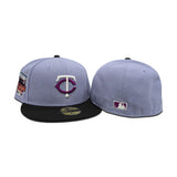 Lavender Minnesota Twins Black Visor Green Bottom 2014 All Star Game New Era 59Fifty Fitted