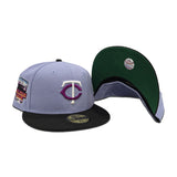 Lavender Minnesota Twins Black Visor Green Bottom 2014 All Star Game New Era 59Fifty Fitted