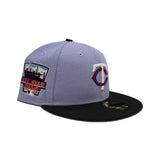 Lavender Minnesota Twins Black Visor Green Bottom 2014 All Star Game New Era 59Fifty Fitted