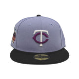 Lavender Minnesota Twins Black Visor Green Bottom 2014 All Star Game New Era 59Fifty Fitted