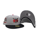 Light Gray Houston Texans Black Visor Gray Bottom 2023 AFC South Division Champions Side Patch New Era 59Fifty Fitted