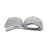 Light Gray Toronto Blue Jays Curved Brim Gray Bottom 40th Season Side Patch New Era 9Forty Snapback