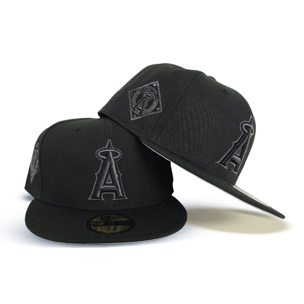Black Los Angeles Angels Gray Bottom Angels Baseball Side Patch