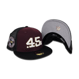 Maroon Houston Colt .45's Black Trucker Gray Bottom Celebrating 40 Years Side Patch New Era 59Fifty Fitted