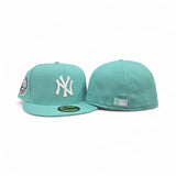 Mint Green New York Yankees Gray Bottom 1949 World Series Side Patch New Era 59Fifty Fitted