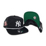 Black Trucker New York Yankees Green Bottom 100th Anniversary Side Patch New Era Snapback