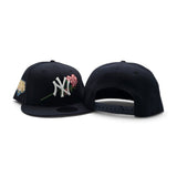 Navy Blue New York Yankees Rose Pink Bottom 2009 World Series Series Side Patch New Era 9Fifty Snapback