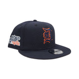 Navy Blue Detroit Tigers Orange Bottom 1984 World Series Side patch New Era 9Fifty Snapback