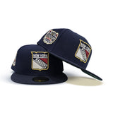 Navy Blue Glow In The Dark New York Rangers Green Bottom 2014 Stadium Series New York Side Patch New Era 59Fifty Fitted