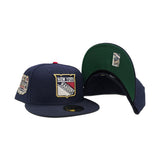 Navy Blue Glow In The Dark New York Rangers Green Bottom 2014 Stadium Series New York Side Patch New Era 59Fifty Fitted