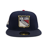 Navy Blue Glow In The Dark New York Rangers Green Bottom 2014 Stadium Series New York Side Patch New Era 59Fifty Fitted