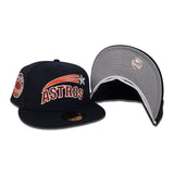 Navy Blue Houston Astros Gray Bottom 1968 All Star Game Side Patch New Era 59Fifty Fitted