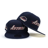 Light Navy Blue Houston Astros Gray Bottom Astrodome Side Patch New Era 9Fifty Snapback