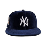 Navy Blue Velvet New York Yankees Gray Bottom 1949 World Series Side Patch New Era 59Fifty Fitted