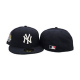 Navy Blue New York Yankees Green Bottom 1999 World Series Side Patch New Era 59Fifty Fitted