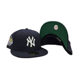 Navy Blue New York Yankees Green Bottom 1999 World Series Side Patch New Era 59Fifty Fitted