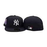 Navy Blue New York Yankees Gray Bottom 75th World Series Side Patch New Era 59Fifty Fitted