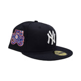 Navy Blue New York Yankees Gray Bottom 75th World Series Side Patch New Era 59Fifty Fitted