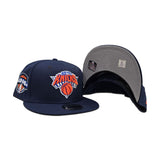 Navy Blue New York Knicks Gray Bottom 1946 Established Side Patch New Era 9Fifty Snapback