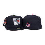 Navy Blue New York Rangers Red Bottom 1994 All Star Game Side Patch New Era 59Fifty Fitted