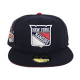 Navy Blue New York Rangers Red Bottom 1994 All Star Game Side Patch New Era 59Fifty Fitted