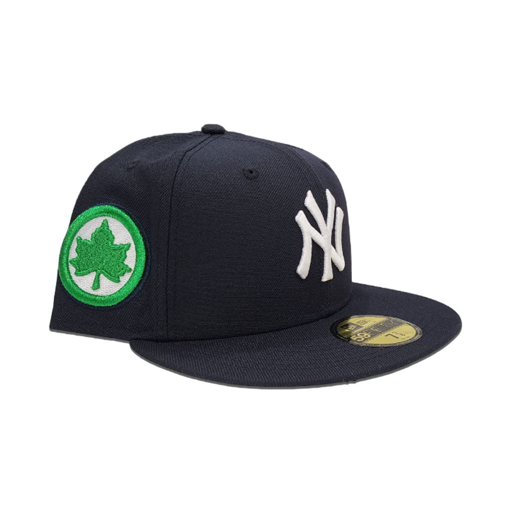 Navy Blue New York Yankees Gray Bottom NYC Park Side Patch New Era 59Fifty Fitted