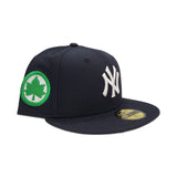 Navy Blue New York Yankees Gray Bottom NYC Park Side Patch New Era 59Fifty Fitted