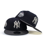 Navy Blue New York Yankees Dark Gray Visor Gray Bottom 1999 World Series Side Patch New Era 9Fifty Snapback