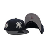 Navy Blue New York Yankees Dark Gray Visor Gray Bottom 1999 World Series Side Patch New Era 9Fifty Snapback