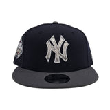 Navy Blue New York Yankees Dark Gray Visor Gray Bottom 1999 World Series Side Patch New Era 9Fifty Snapback