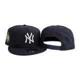 Navy Blue New York Yankees Gray Bottom 100th Anniversary Side Patch New Era 9Fifty Snapback