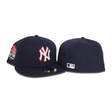 Navy Blue New York Yankees Gray Bottom Statue of Liberty Side Patch New Era 59Fifty Fitted