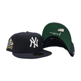 Navy Blue New York Yankees Jackie Robinson Signature Edition Green Bottom #42 "Breaking Barriers" Side Patch New Era 59Fifty Fitted