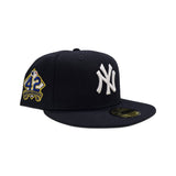 Navy Blue New York Yankees Jackie Robinson Signature Edition Green Bottom #42 "Breaking Barriers" Side Patch New Era 59Fifty Fitted