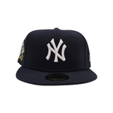 Navy Blue New York Yankees Jackie Robinson Signature Edition Green Bottom #42 "Breaking Barriers" Side Patch New Era 59Fifty Fitted