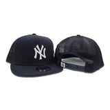 Navy Blue Trucker New York Yankees Gray Bottom New Era 9Fifty Snapback