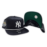 Navy Blue Trucker New York Yankees Green Bottom 1999 World Series Side Patch New Era Snapback