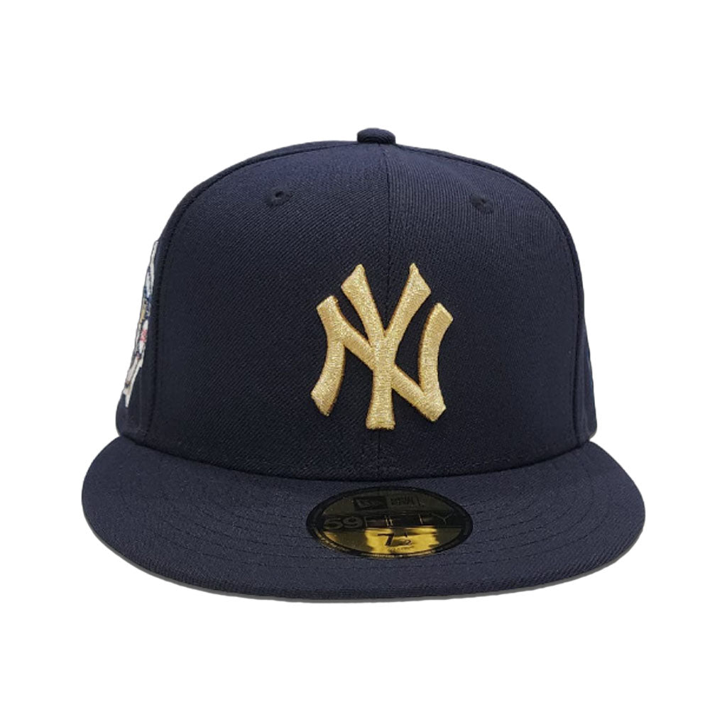Navy Blue Gold New York Yankees logo Gray Bottom 1939 World Series Side Patch New Era 59Fifty Fitted