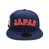 Navy Blue Japan Gray Bottom 2023 World Baseball Classic New Era 59Fifty Fitted