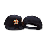 Navy Blue Houston Astros Gray Bottom City Art Side Patch New Era 9Fifty Snapback