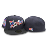 Navy Blue New York Yankees Camo Logo Gray Bottom 1942 All Star Game Side Patch New Era 59Fifty Fitted