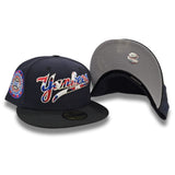 Navy Blue New York Yankees Camo Logo Gray Bottom 1942 All Star Game Side Patch New Era 59Fifty Fitted