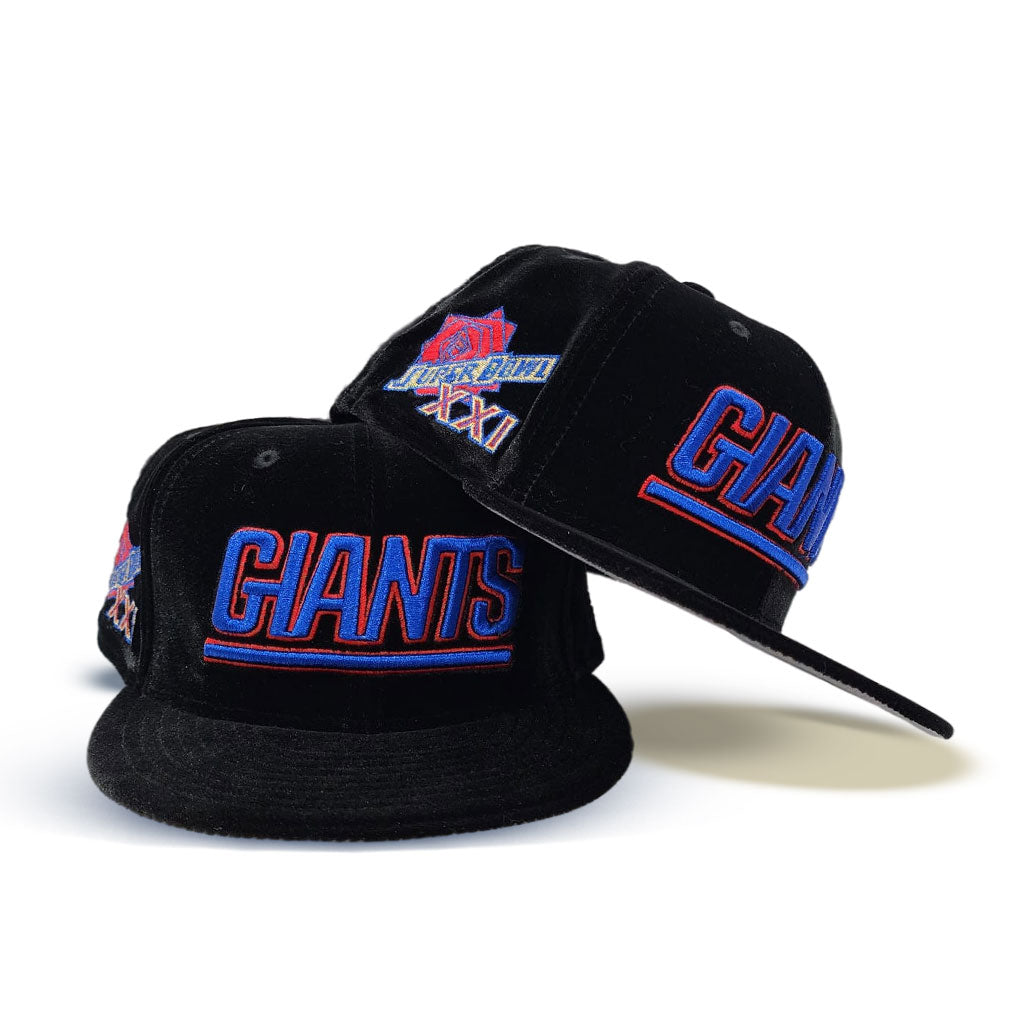 Black Velvet NY Giants Super Bowl XXI Side Patch New Era Fitted – Exclusive  Fitted Inc.