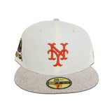 Off White New York Mets Dark Green Bottom Match-Up 1969 World Series Side Patch New Era 59Fifty Fitted