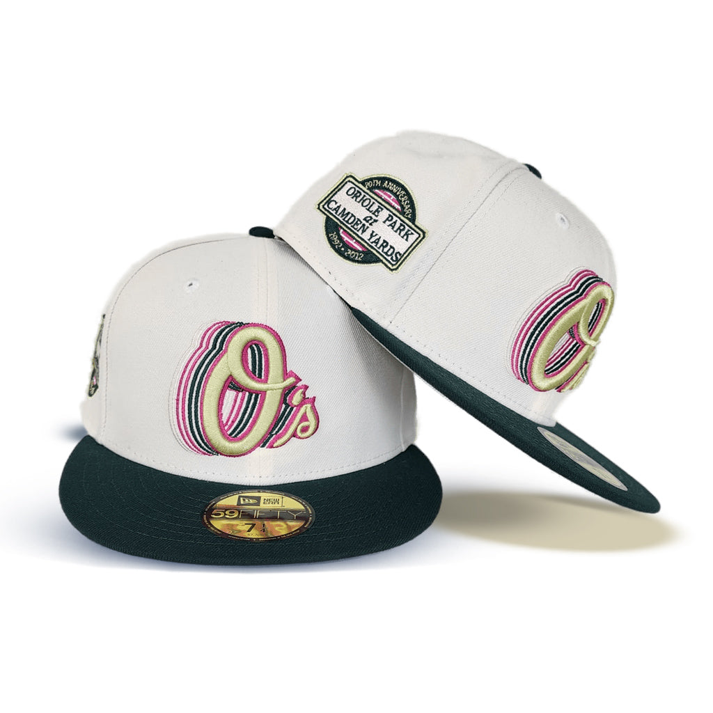 Baltimore Orioles New Era White State 59FIFTY Fitted Hat