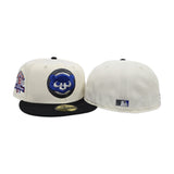 Off White Chicago Cubs Back Visor Gray Bottom 1990 All Star Game Side Patch New Era 59Fifty Fitted