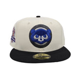 Off White Chicago Cubs Back Visor Gray Bottom 1990 All Star Game Side Patch New Era 59Fifty Fitted