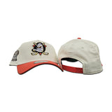 Off White Corduroy Anaheim Mighty Ducks Orange Curved Brim Green Bottom 30th Anniversary Side Patch New Era A-Frame 9Forty Snapback