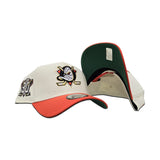 Off White Corduroy Anaheim Mighty Ducks Orange Curved Brim Green Bottom 30th Anniversary Side Patch New Era A-Frame 9Forty Snapback